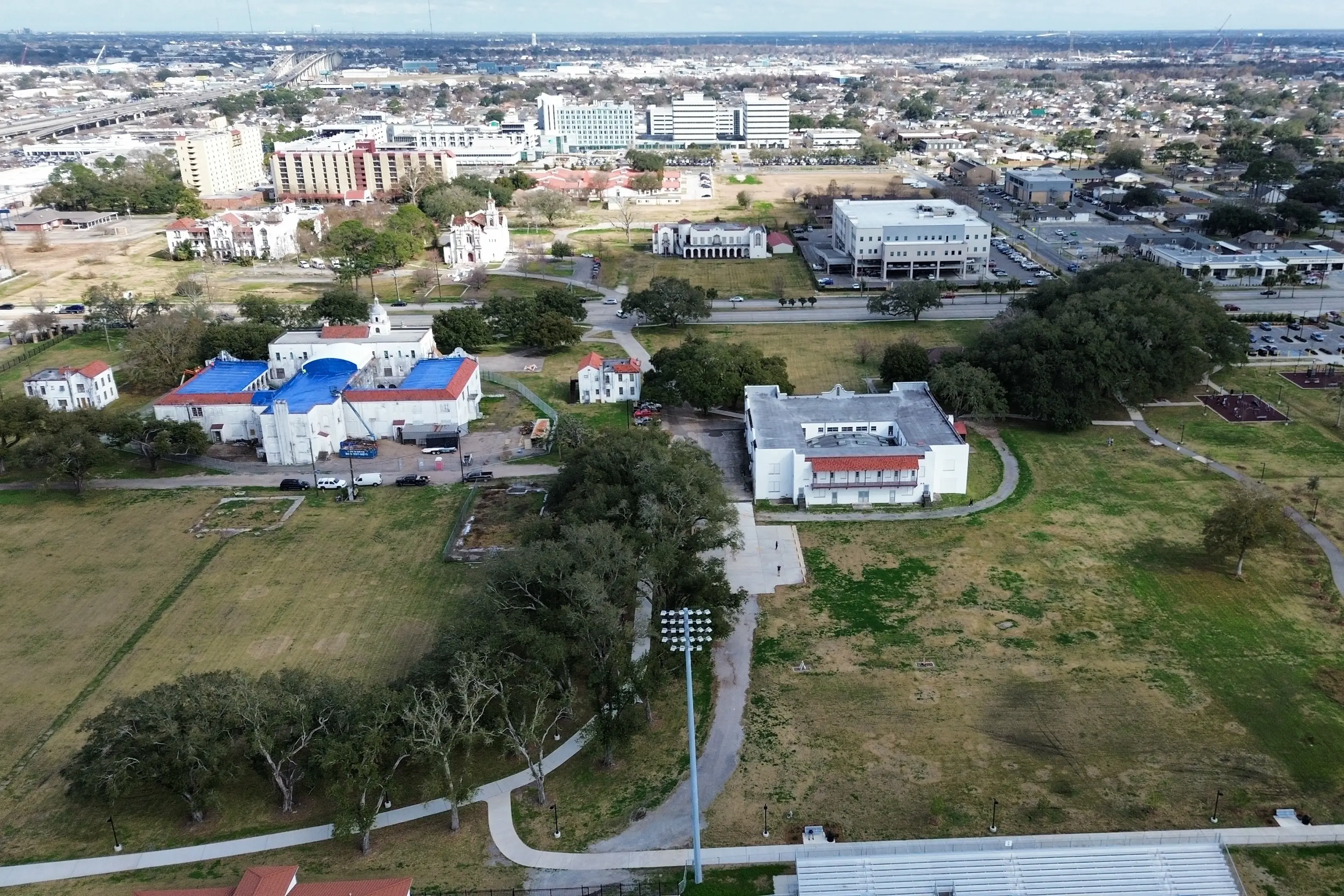 The Aquatics Center site