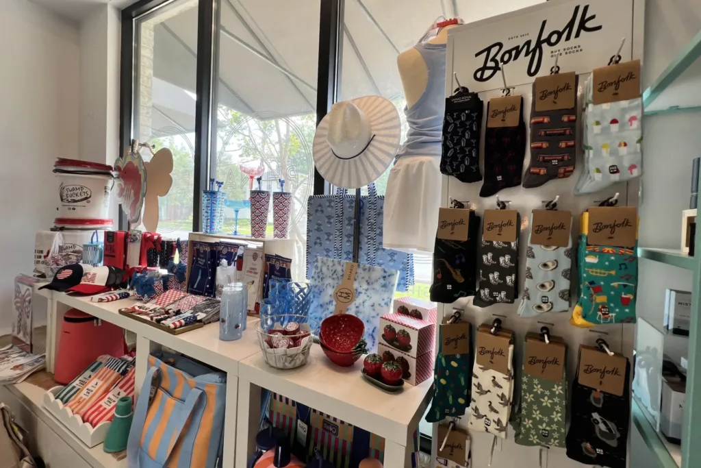 A store featuring Bonfolk socks