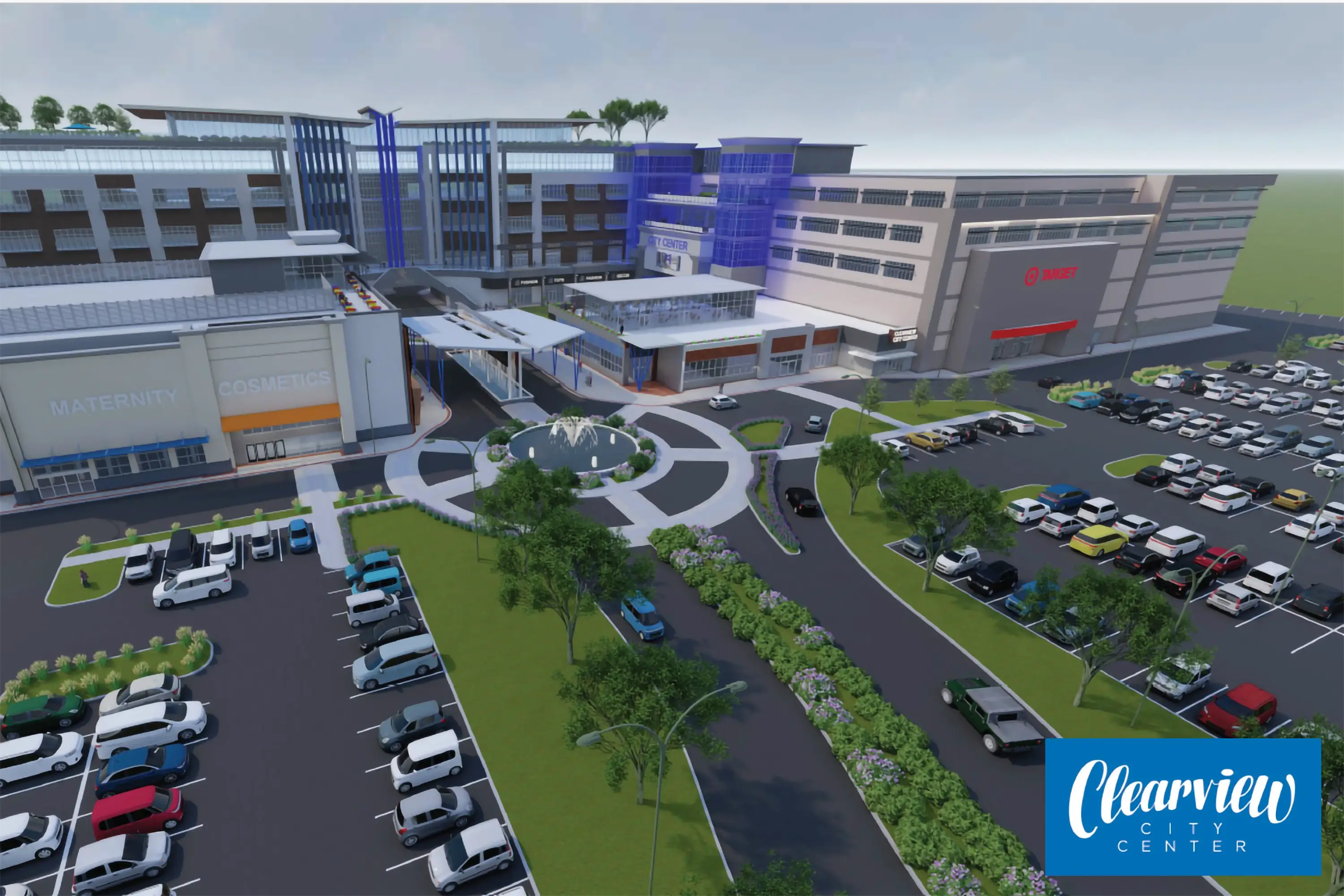 A render of the Clearview City Center