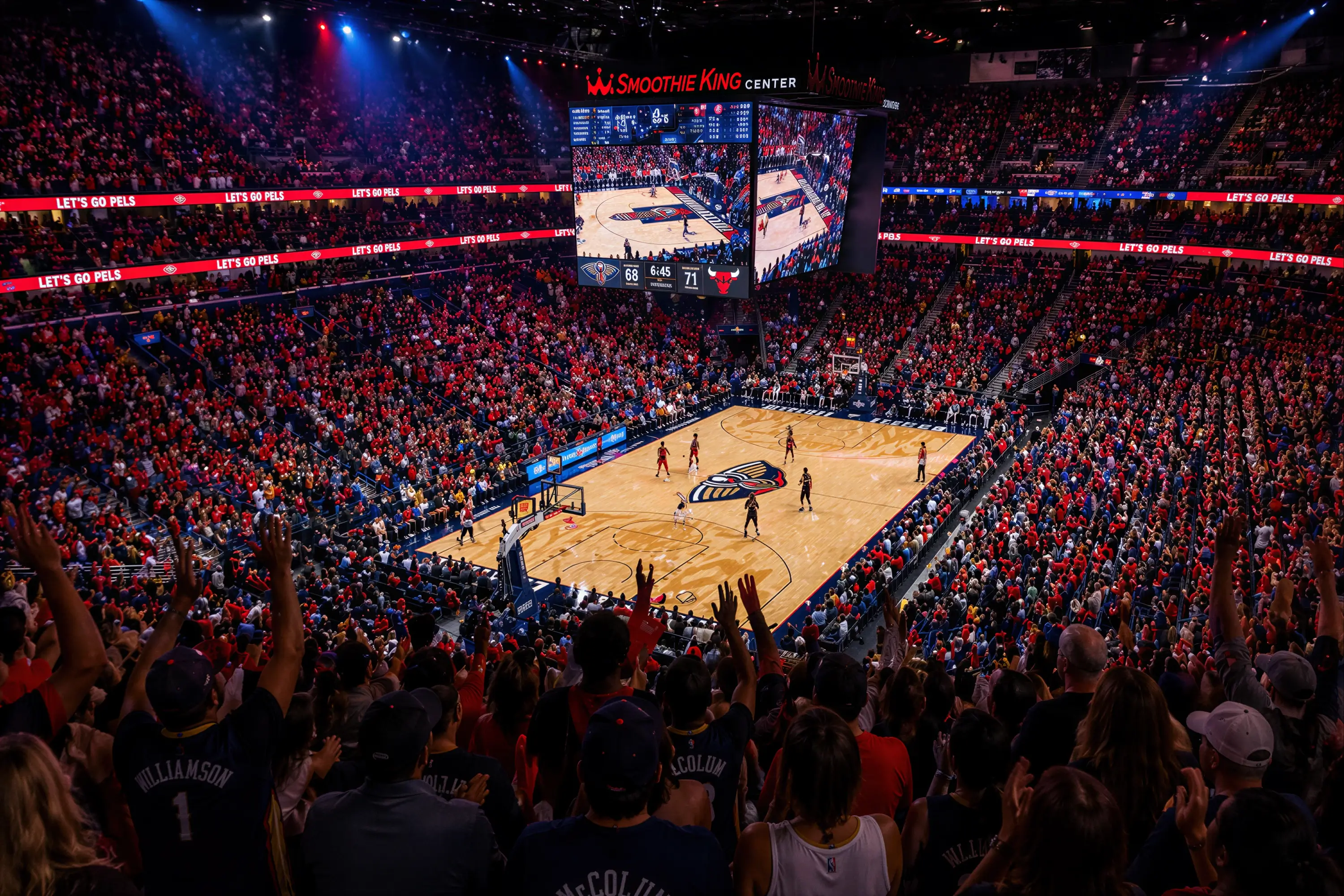 The New Orleans Pelicans stadium